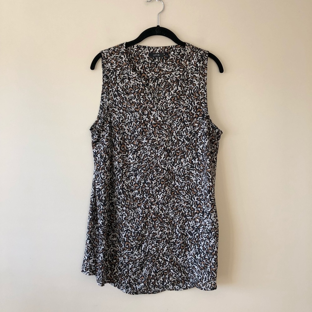 Apt 9 printed sleeveless top